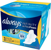 Always Pads Size 1 Infinity with Flex Foam 18 Count