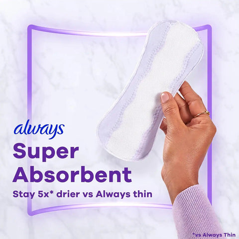 Always Panty Liners for Women Anti-Bunch Xtra Protection Daily Liners, Regular, Unscented, 136 Count