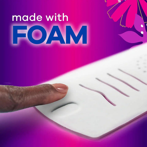 Always Radiant Feminine Pads for Women, Flexfoam Pads with Wings, Size 4, Overnight Absorbency, Lightly Scented, 60 Count (Pack of 2)