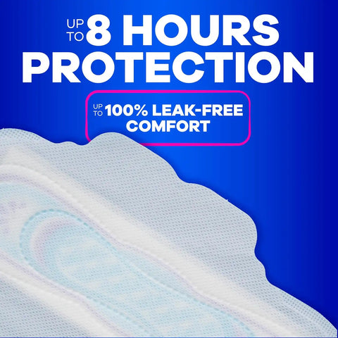 Always Ultra Thin Pads with Wings, Size 2, Long Super, 126 Count (3 Packs of 42)
