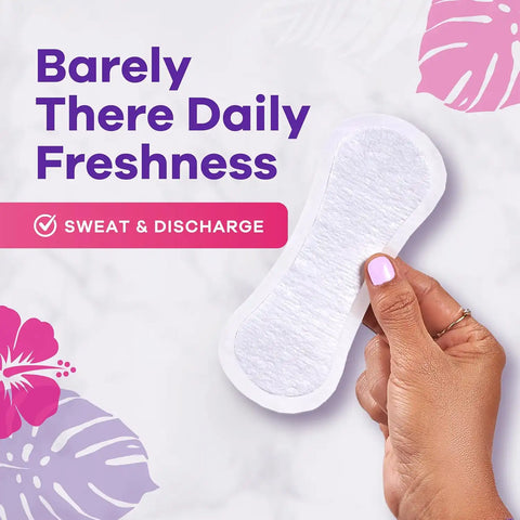 Always Daily Fresh Thin Liners, Regular Absorbency, Unscented Panty Liners, 864 Count, Pack of 4