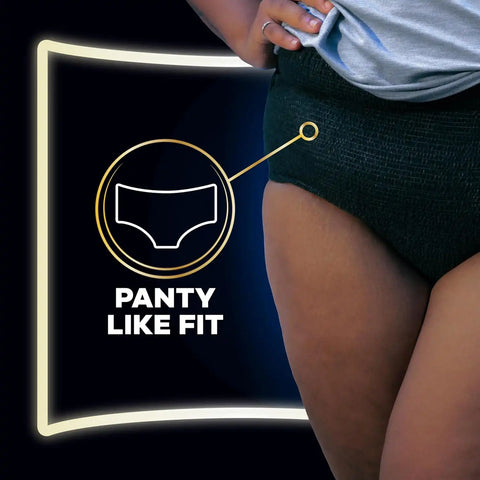 Always ZZZs Disposable Period Underwear, Size S/M, Absorbs 5X More Than an Ultra Thin Overnight Pad, Comfortable Sleep Worry-Free Nights 26 Count